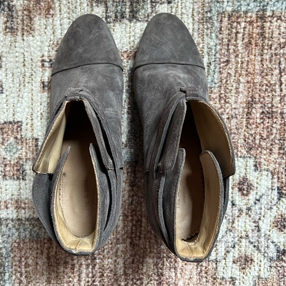 rag & bone Suede Moto Booties - Picture 3 of 6